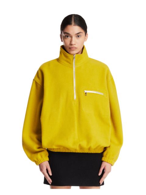 RIER Yellow Wool Fleece Sweater