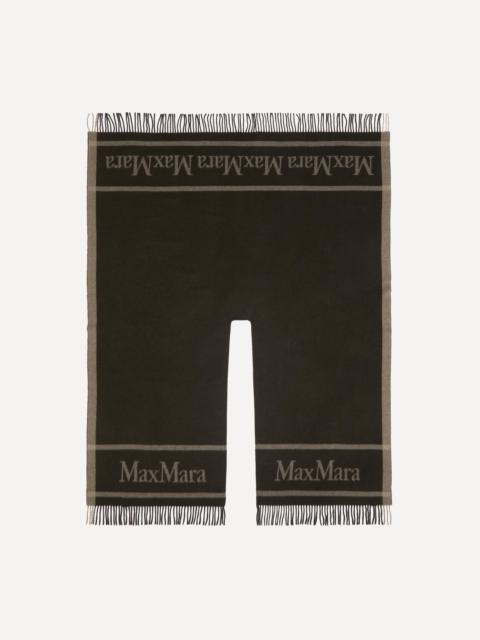 Max Mara Dark Brown Hildestole Scarf