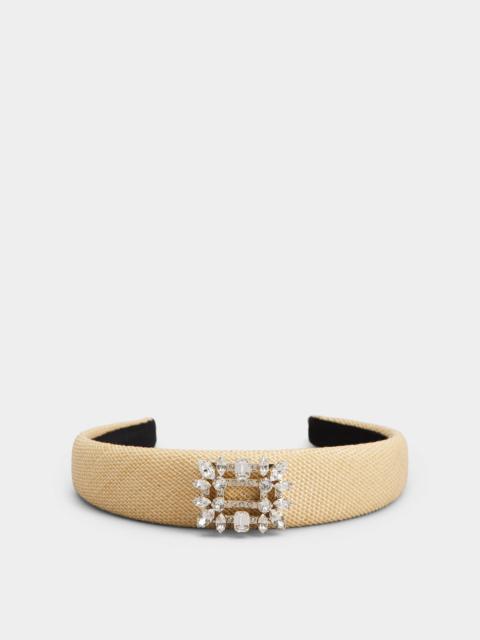 Broche Vivier Buckle Hair Band in Fabric
