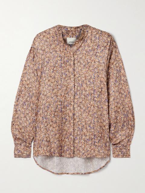 Isabel Marant Harlow Floral-print Crepe Blouse