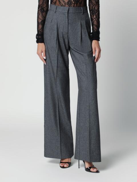 THE ANDAMANE Grey wide-leg trousers