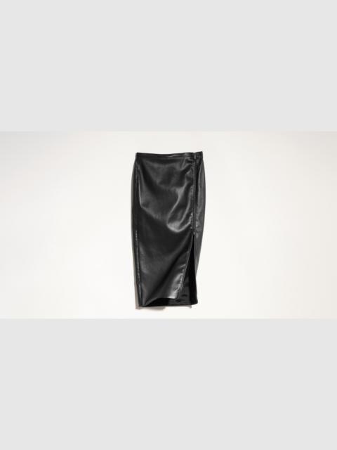 GUCCI Lightweight stretch leather skirt