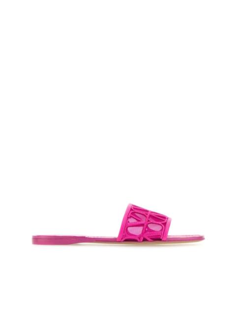 Valentino Toile Iconographe mesh slides