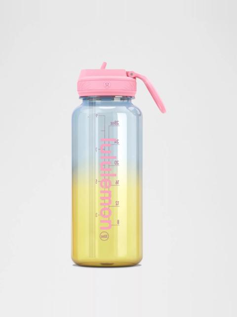 lululemon Back to Life Clear Bottle 32oz *Straw Lid