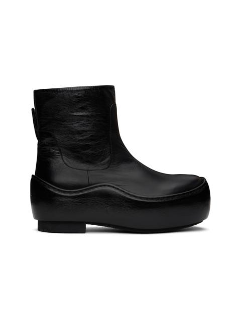 Jil Sander Black Ankle Boots