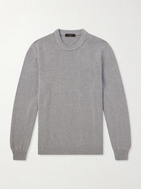 SLOWEAR Slim-Fit Cotton Sweater