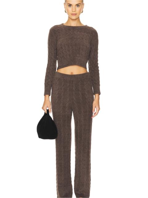 Barefoot Dreams x REVOLVE CozyChic Lite Cable Pullover & Pant Set