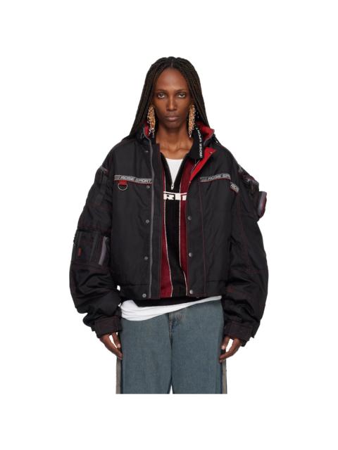 Martine Rose Black Bumbag Jacket