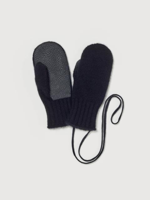AURALEE BABY CASHMERE KNIT MITTENS
