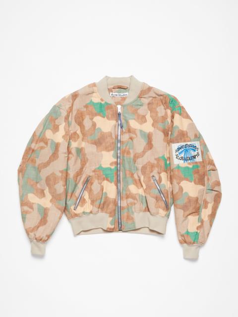 Acne Studios Bomber jacket - Orange/green