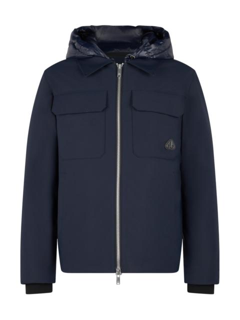 MOOSE KNUCKLES Men's Puffers Revelstoke Jacket - Navy