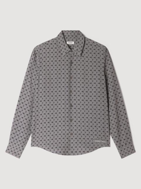Sandro CHAIN PRINT SHIRT