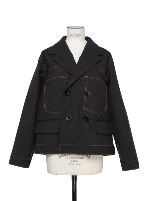 sacai Chalk Stripe Bonding Jacket