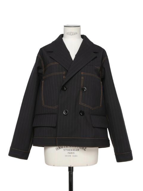 Chalk Stripe Bonding Jacket