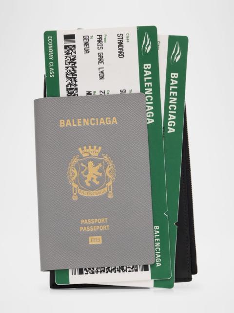 BALENCIAGA Men's Calfskin Passport Phone Holder