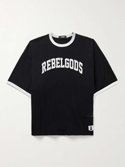 UNDERCOVER Embroidered Cotton-Jersey T-Shirt