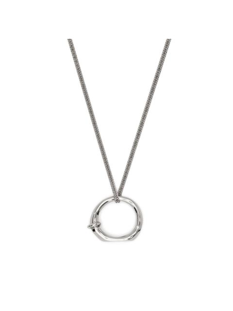 Jil Sander ring pendant necklace