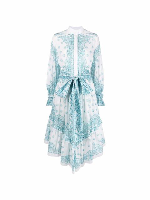 ALEXANDRE VAUTHIER paisley-print shirt dress