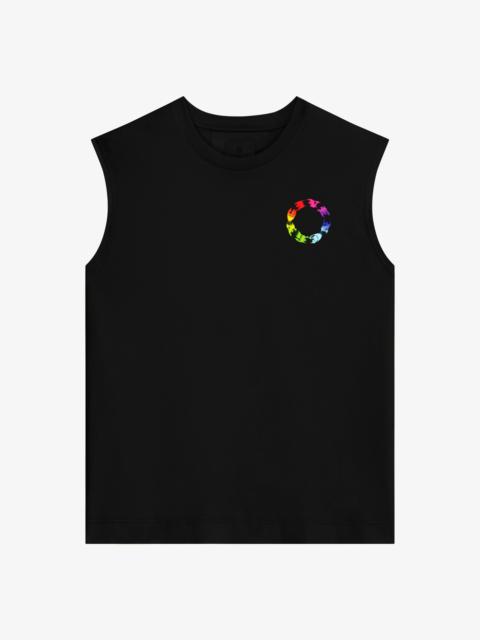 Givenchy T-SHIRT IN COTTON WITH GIVENCHY CIRCLE PRINT