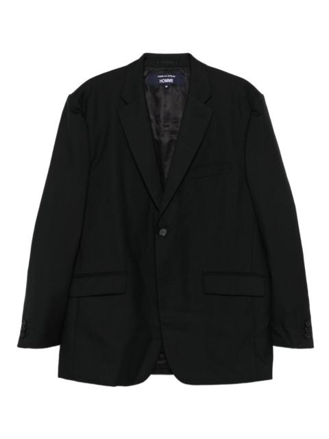 Comme des Garçons Homme single-button wool blazer
