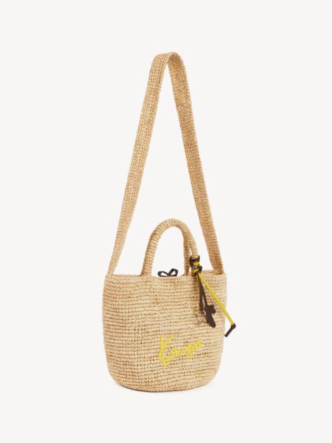 KENZO Small basket in raffia