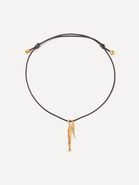 ALIGHIERI 24ct Gold-Plated The Gone Fishing Pendant Necklace