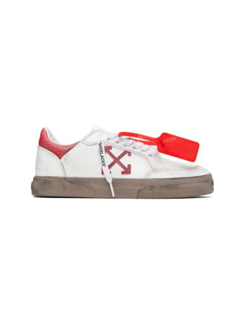 Off-White White Vulcanized Low Calf Vintage Sneakers