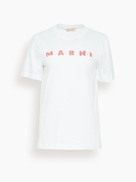 Marni T-Shirt in Lily White