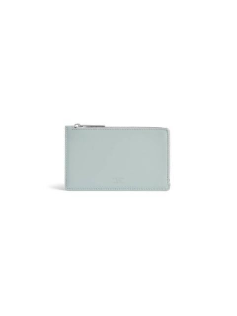 BALENCIAGA Women's Envelope Long Coin And Card Holder  in Light Blue