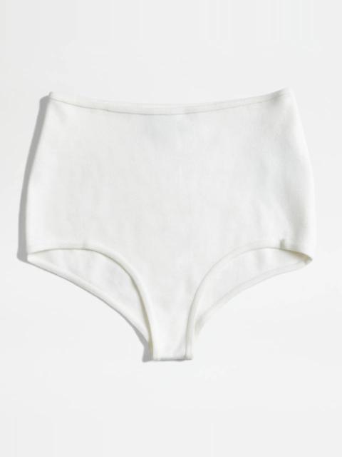 Tod's KNITTED FRENCH KNICKERS - OFF WHITE