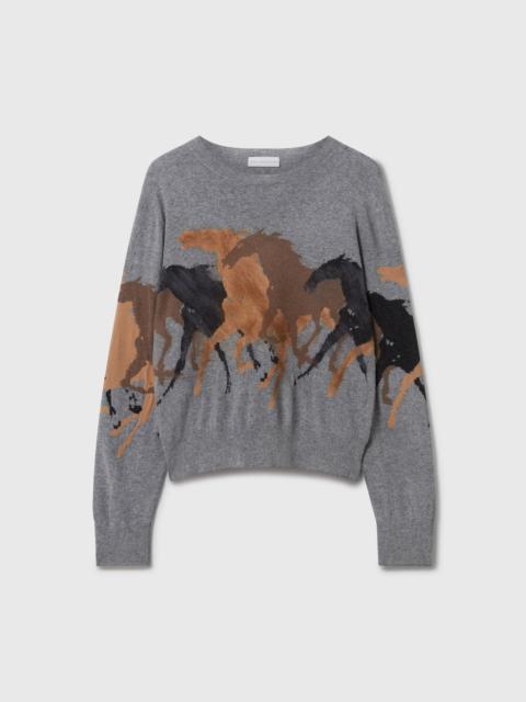 Stella McCartney Racing Horses Knit Jumper