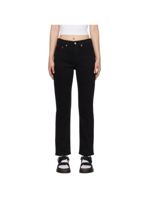 Black 501 Original Fit Jeans