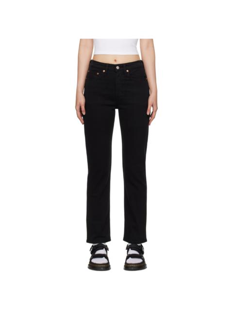 Levi's Black 501 Original Fit Jeans