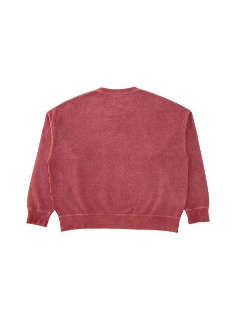 visvim AMPLUS SB SWEAT L/S (U.D.) RED