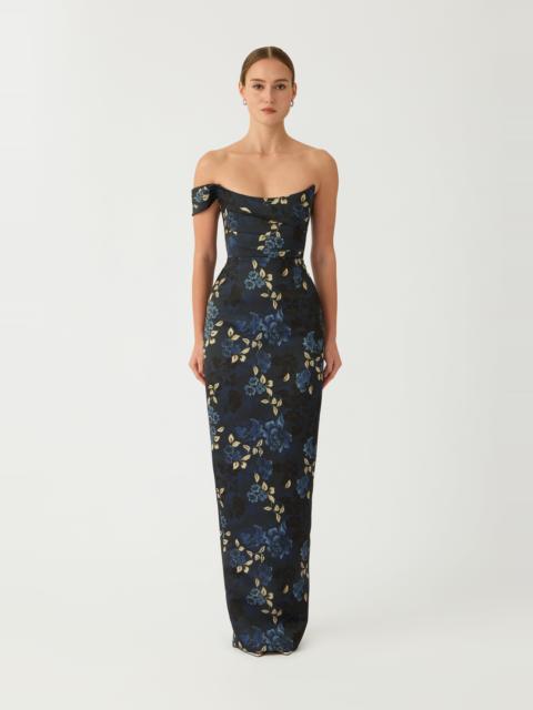 SAU LEE JACKSON SATIN GOWN