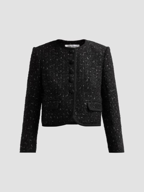 VERONICA BEARD Women's Fendric Tweed Jacket - Black Gunmetal