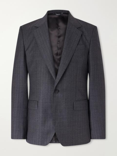 Dolce & Gabbana Pinstriped Virgin Wool Blazer