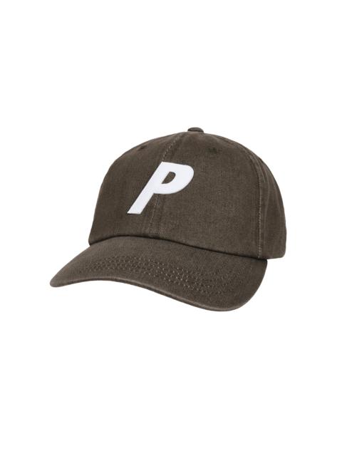 PALACE BLEACHED DENIM P 6-PANEL BROWN