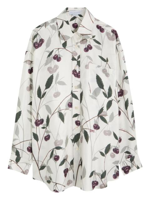 Stella McCartney cherry-print silk shirt