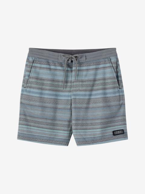 O'Neill Cortez Elastic Waist 18" Fleece Shorts