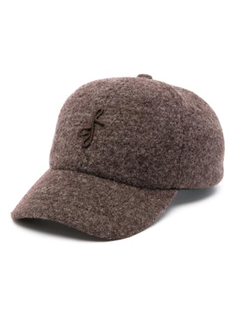 RUSLAN BAGINSKIY Ruslan Baginskiy Logo-embroidered Felted Cap