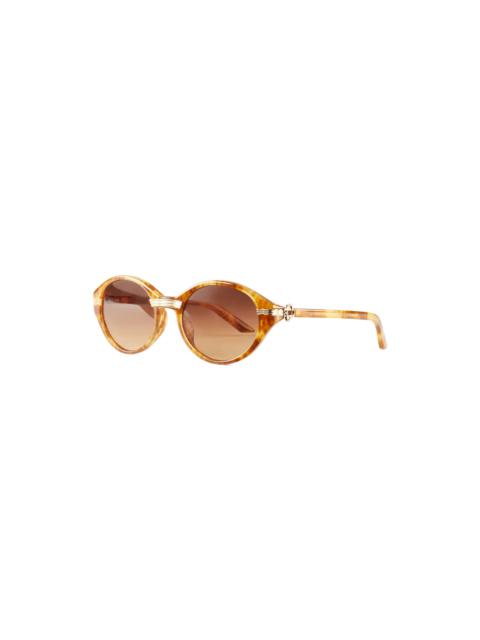 CASABLANCA Brown & Gold Cannes Sunglasses | Casablanca Paris
