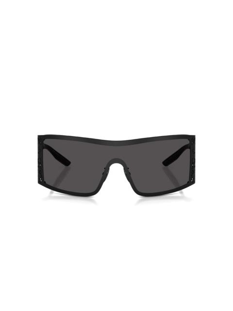 Dolce & Gabbana shield-frame sunglasses