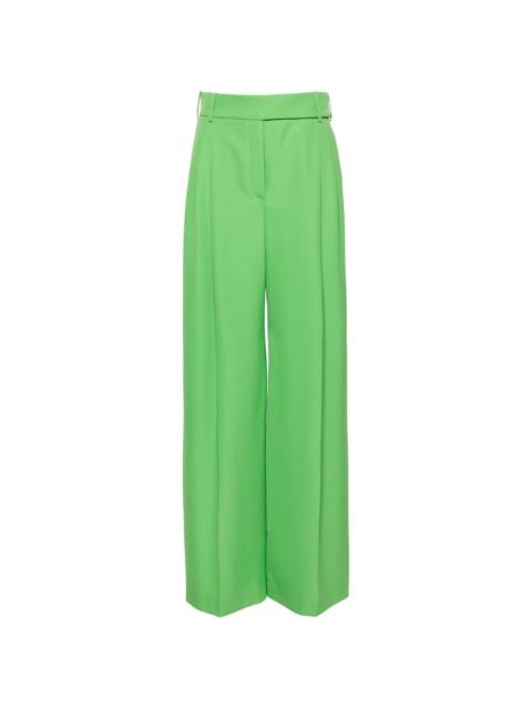 ALEXANDRE VAUTHIER mid-rise palazzo crepe trousers