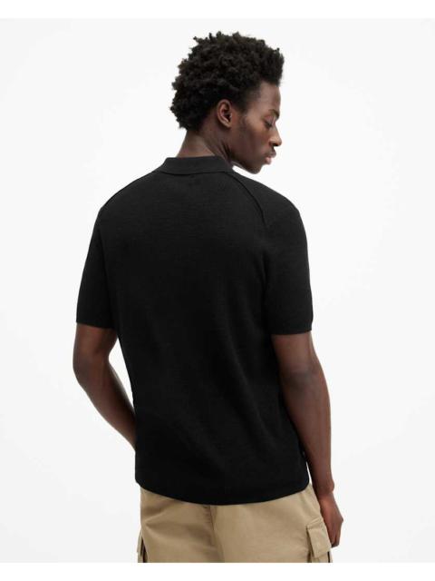 ALLSAINTS AUBREY SHORT-SLEEVE RAMSKULL POLO