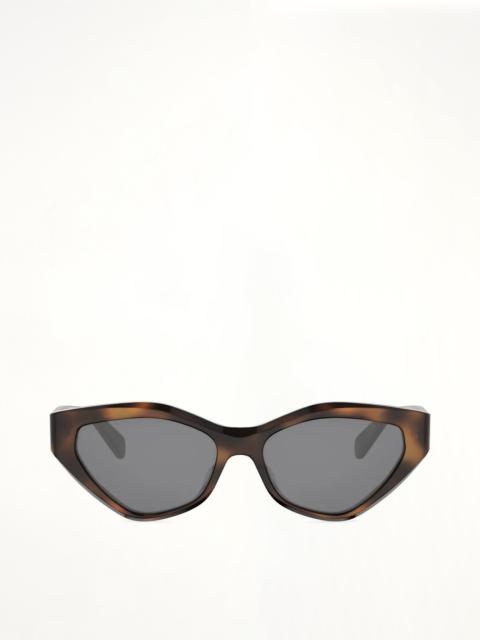 CELINE CL40323U Acetate Sunglasses in Shiny Havana/Grey