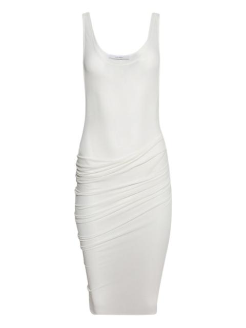 ALEX PERRY ruched midi dress