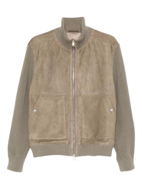BOSS zip-up bomber jacket