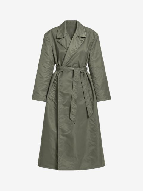 The Frankie Shop Eymi Technical Trench Coat - Olive