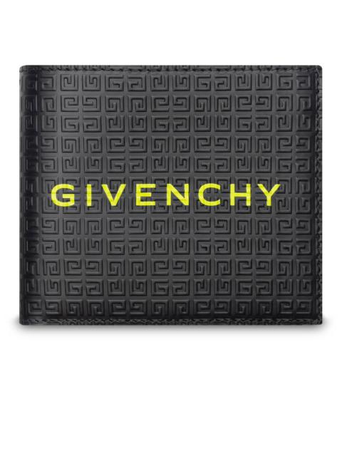 Givenchy 8CC BILLFOLD WALLET - BLACK/YELLOW